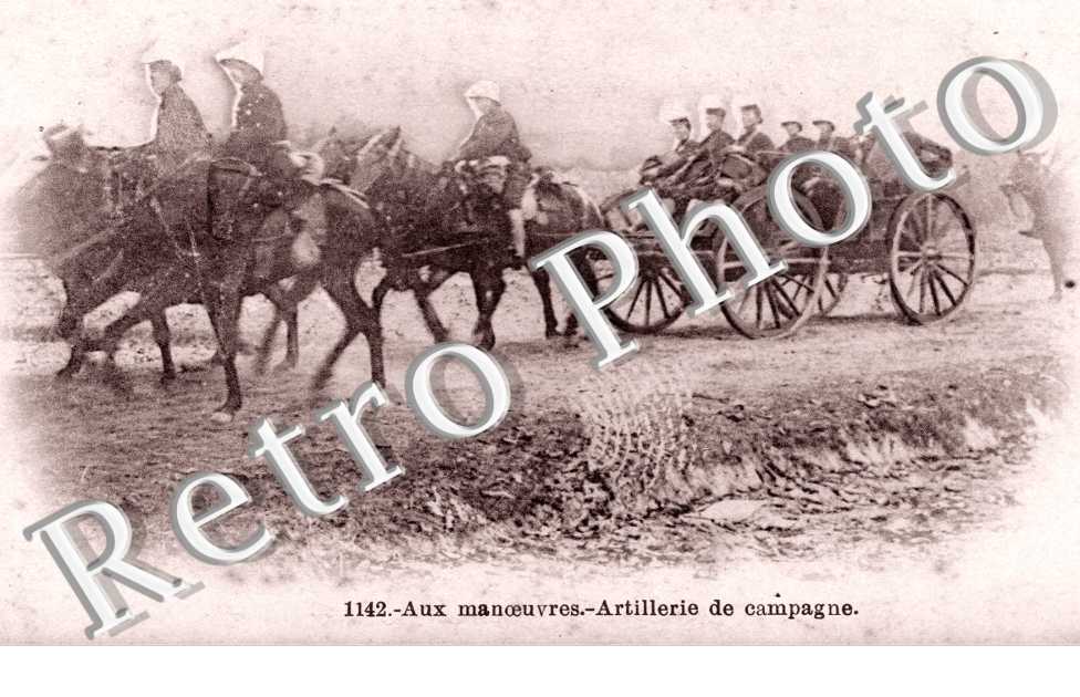 Aux manoeuvres-Artillerie de Campagne