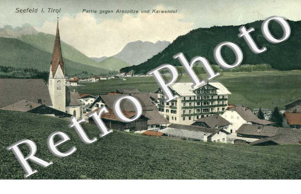 Partie gegen Arnspitze und Karwendel