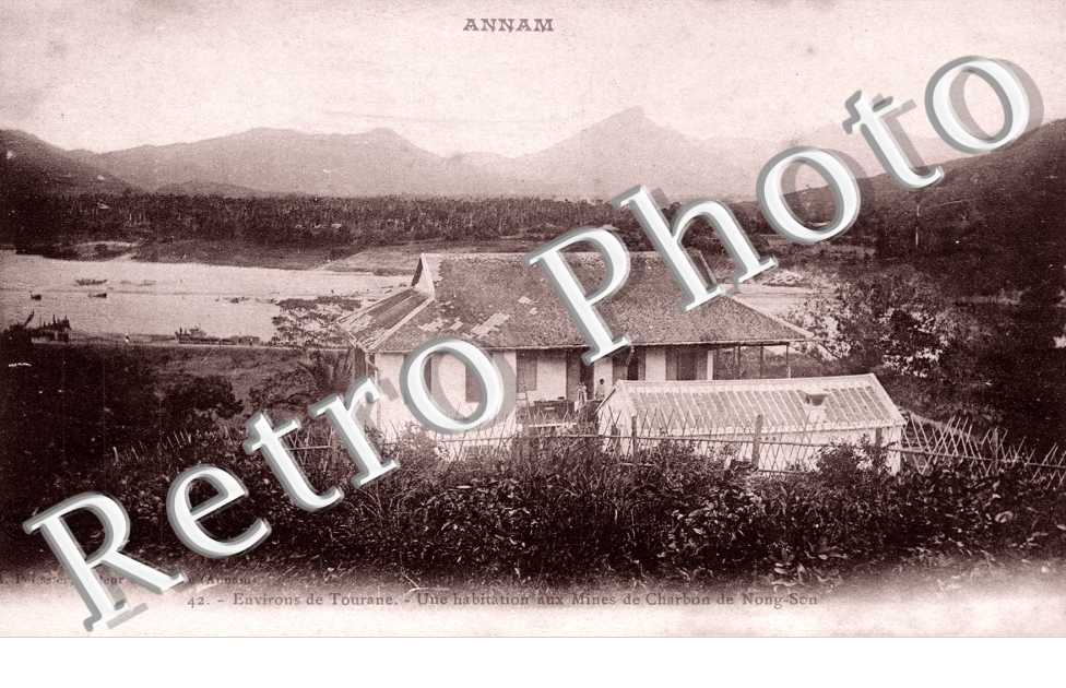 Une habitation aux Mines de Cahbon de Nong-Son