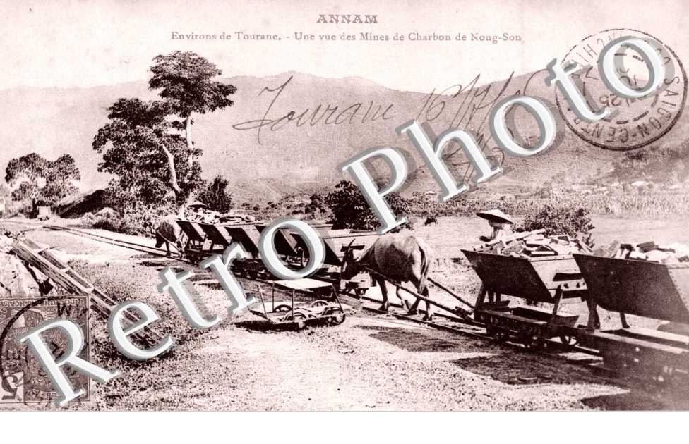 Une Vue des Mines de Charbon de Nong-Son