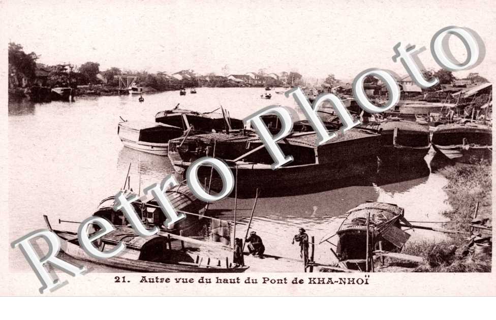 Autre Vue du haut du Pont de Kha-Nhoi