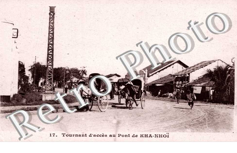 Tournant d&#039;acces au Pont de Kha-Nhoi