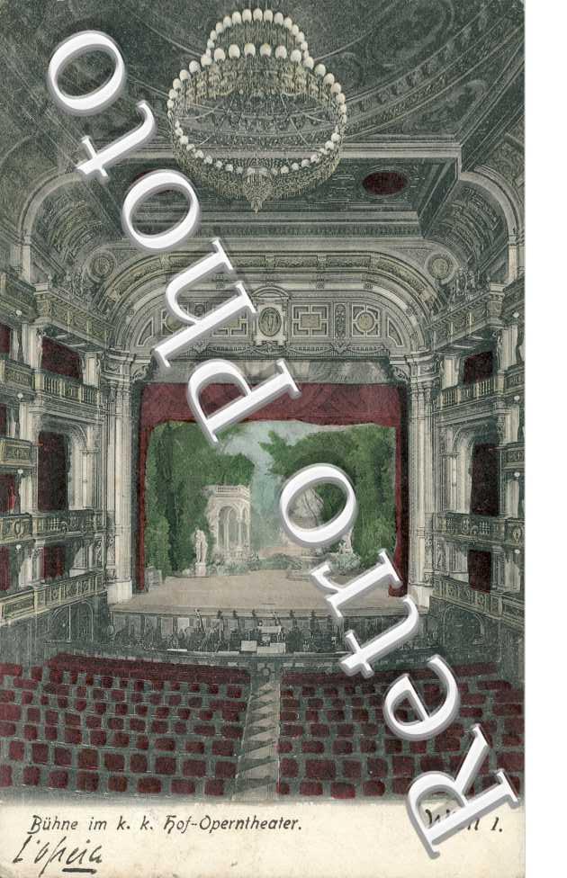 Buhne im k.k. Operntheater