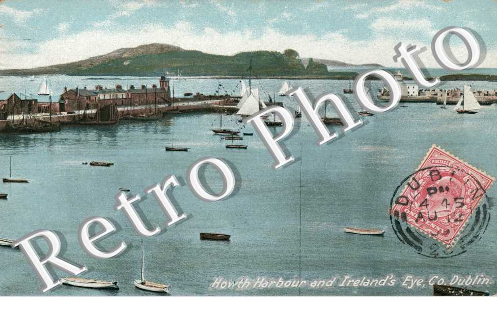 Howth Harbour and Ireland's Eye