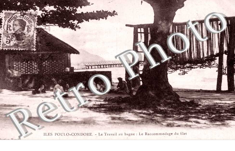 le Travail au Bagne, le Racommodage du Filet