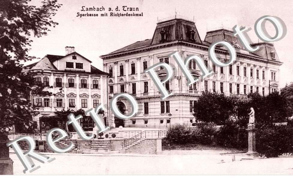 Lambach an der Traun, Sparksee mit Richterdenkmal