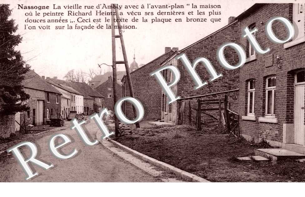 La Vieille Rue d&#039;Ambly - Maison du Peintre <richard Heintz