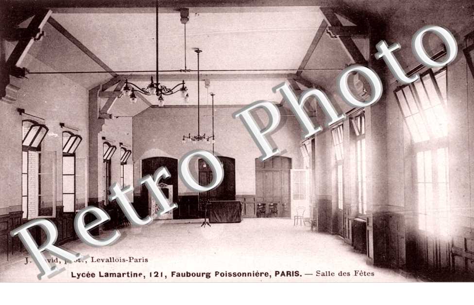 Lycee Lamartine  Salle des Fetes 121 Faubourg Poissonniere