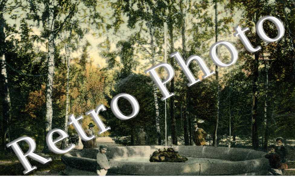 Jet d&#039;eau dans le parc