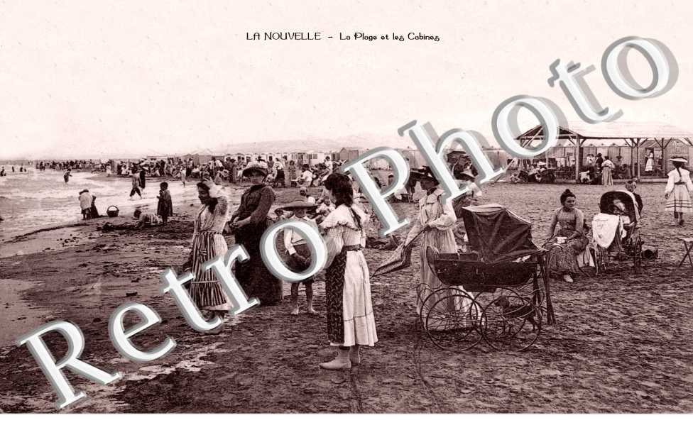 la Plage et les cabines
