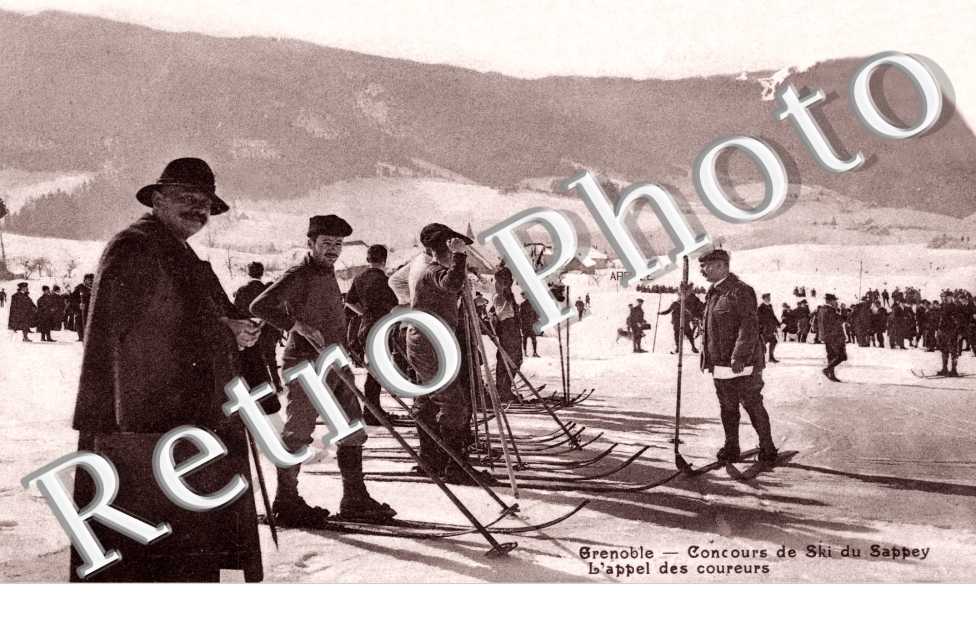 concours de Ski du Sappey - l&#039;appel des coureurs