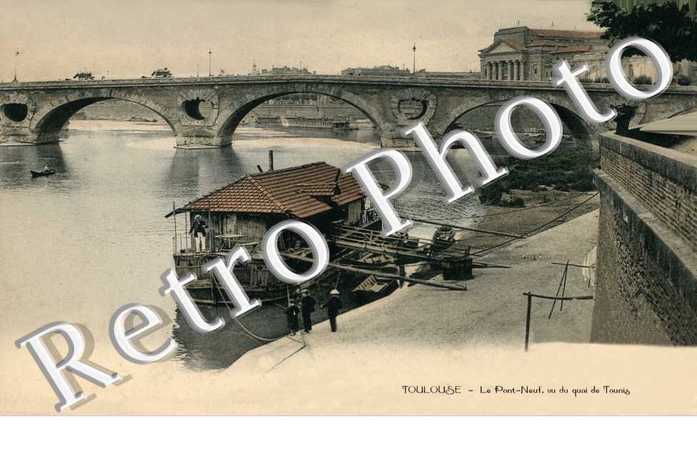 le Pont Neuf vu du quai de Tounis