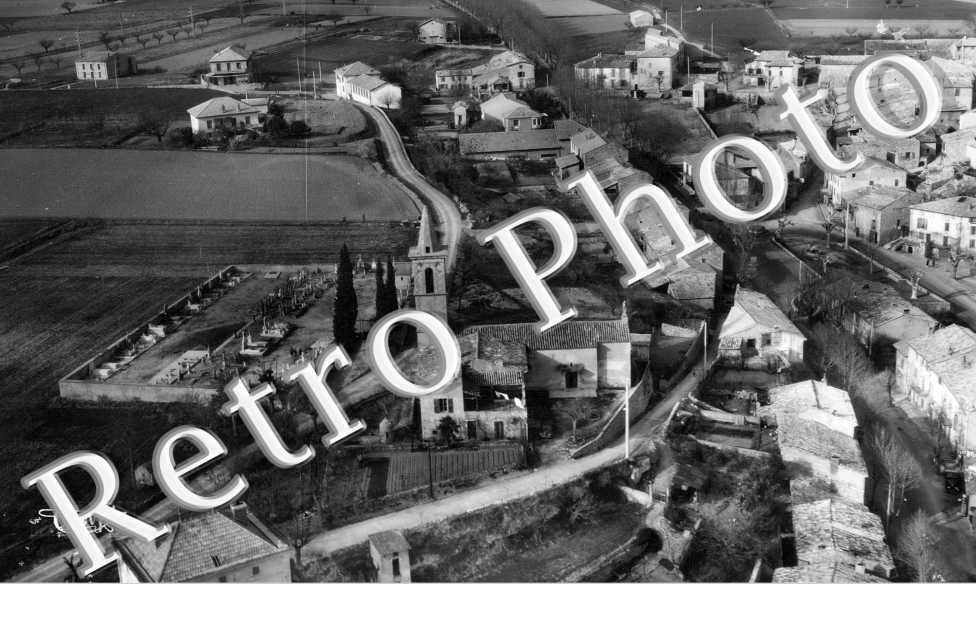Vue aerienne sur le quartier de l'Eglise
