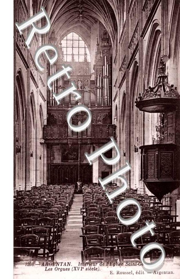 Interieur de l&#039;Eglise Saint-Germain Les Orgues