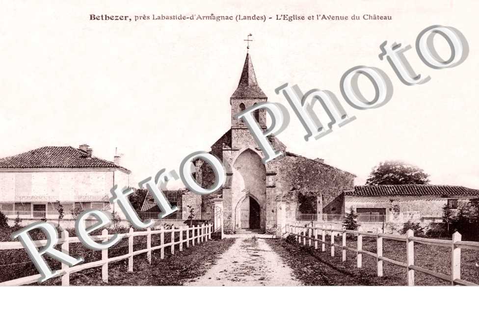 l&#039;eglise et l&#039;avenue du chateau
