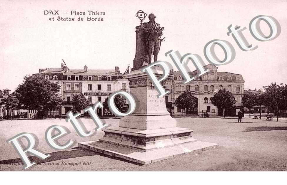 place Thiers et statue de Borda