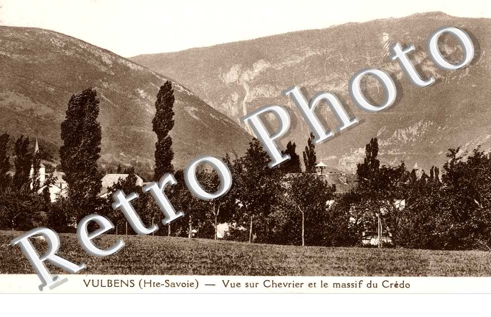 vue sur Chevrier et le massif du Credo
