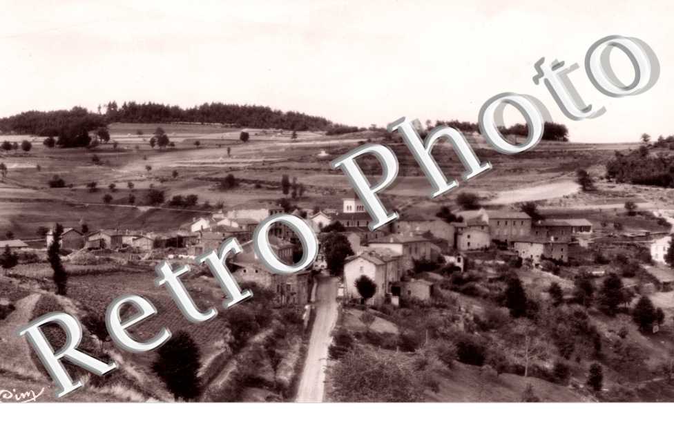 vue panoramique   -  annees 50