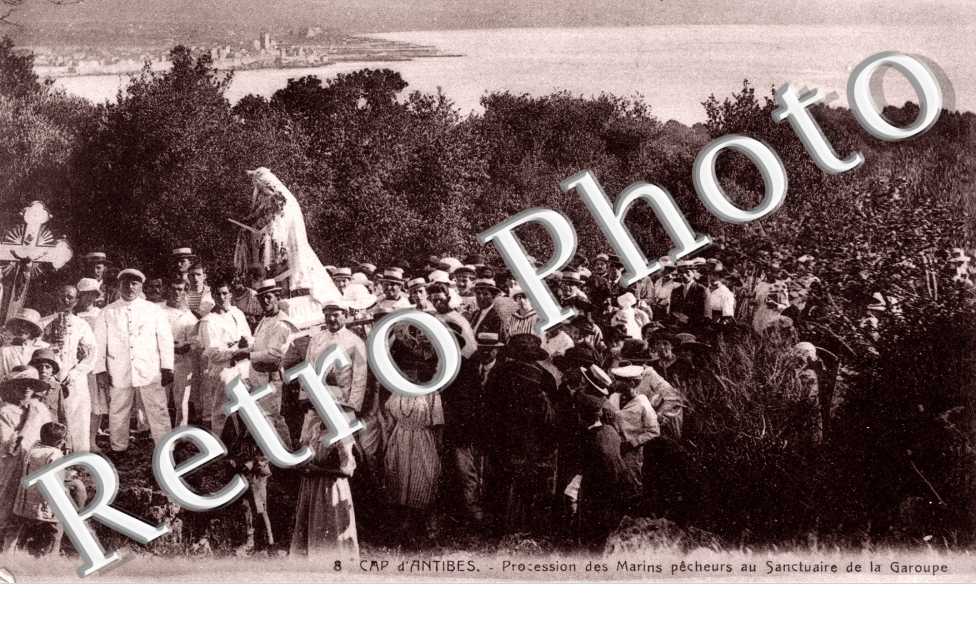procession des marins pecheurs au sanctuaire de la Garoupe