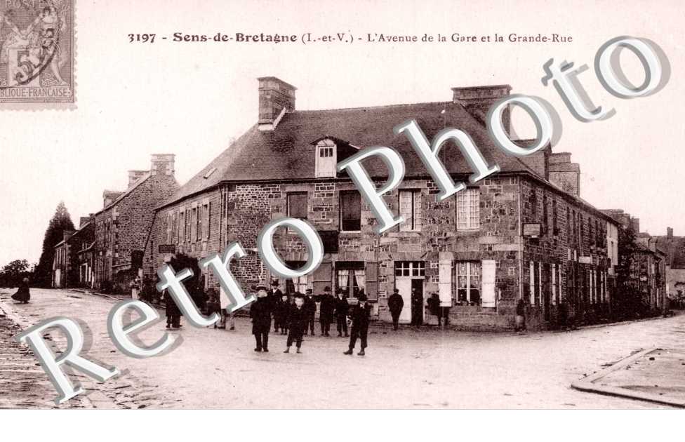 l&#039;avenue de la Gare et la Grande Rue