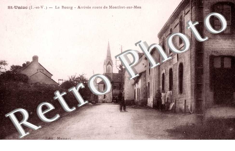 le bourg Arrivee  route de Montfort-sur-Meu