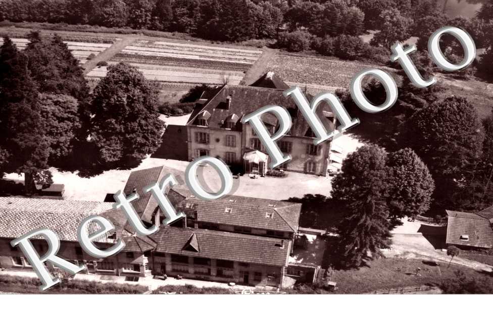 AERIUM MAUCHAMP  chateau d'Amignie  vue aerienne  -  annees 60