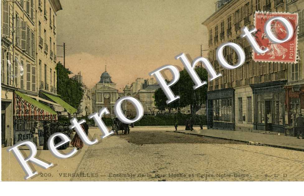 ensemble de la rue Hoche et eglise Notre Dame
