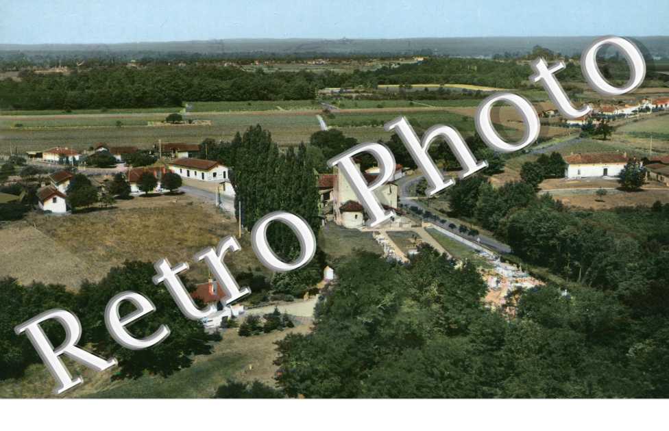 vue generale aerienne - annees 60/70