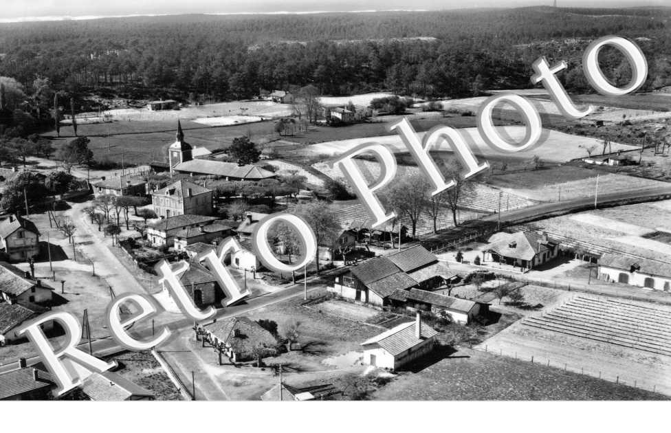 vue generale  aerienne - annees 50/60