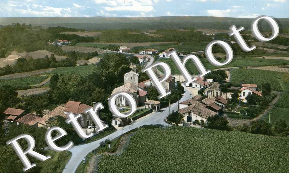 vue generale  aerienne - annees 60/70