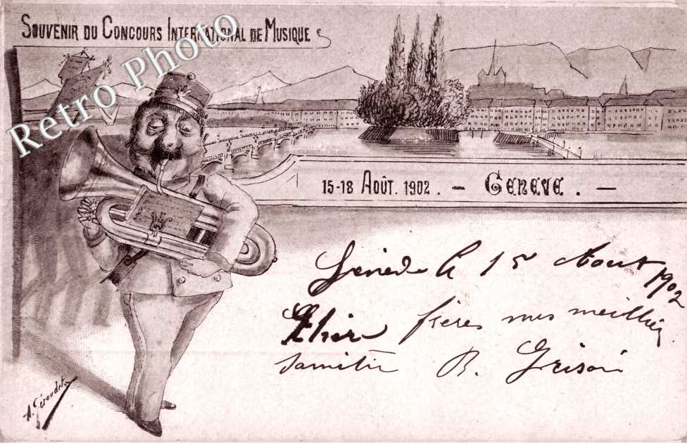 Souvenir du concours international de musique  15-18 aout 1902