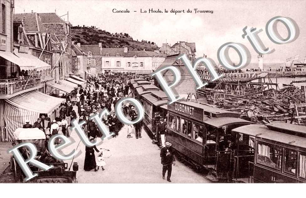 la Houle, le depart du tramway