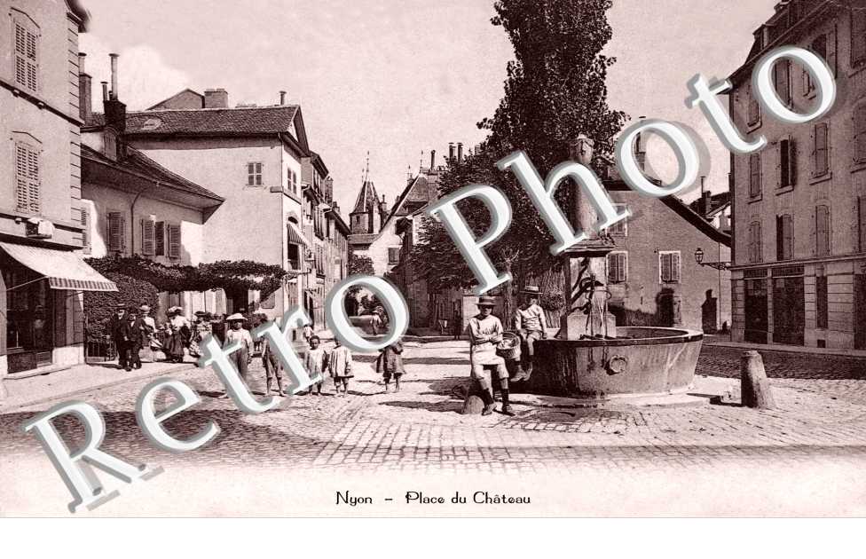 place du chateau, fontaine