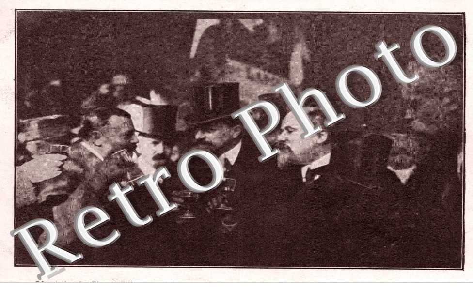 Degustation des vins par le President de la Republique Stand Canin  Concours agricole Paris 1913