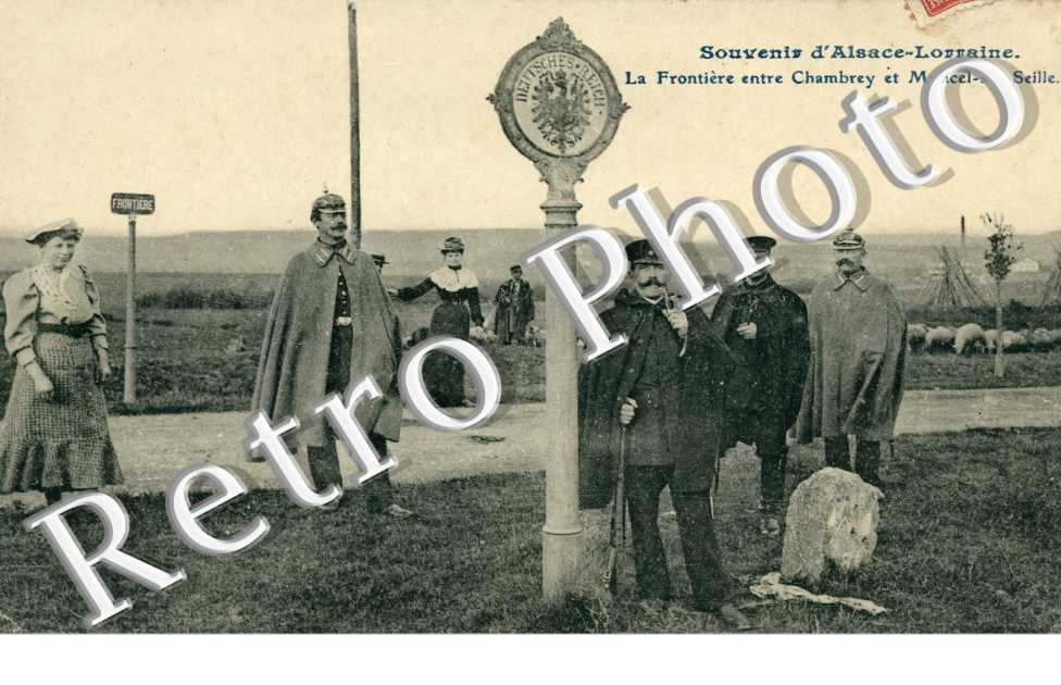 la frontiere entre Chambrey et Moncel sur Seille