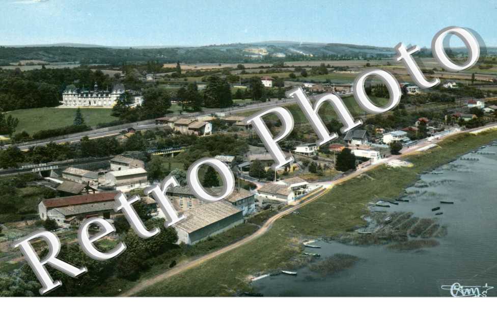 vue generale  aerienne  -  annees 60