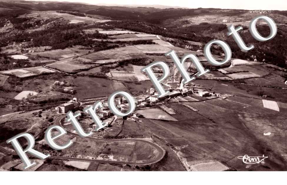 vue panoramique aerienne  -  annees 60