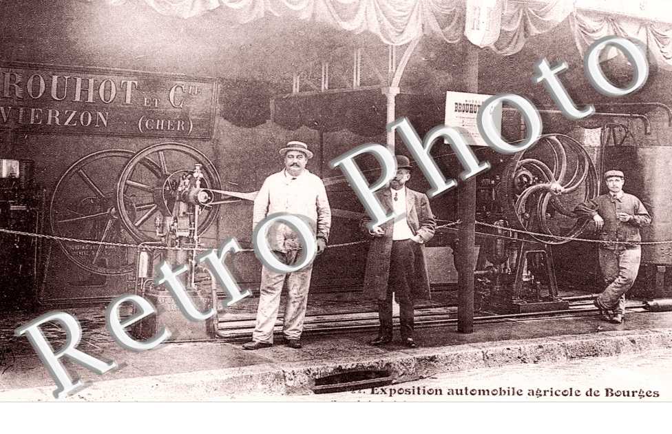 Exposition automobile agricole de Bourges Stand de la Maison Brouhot & Cie, constructeur a Vierzon