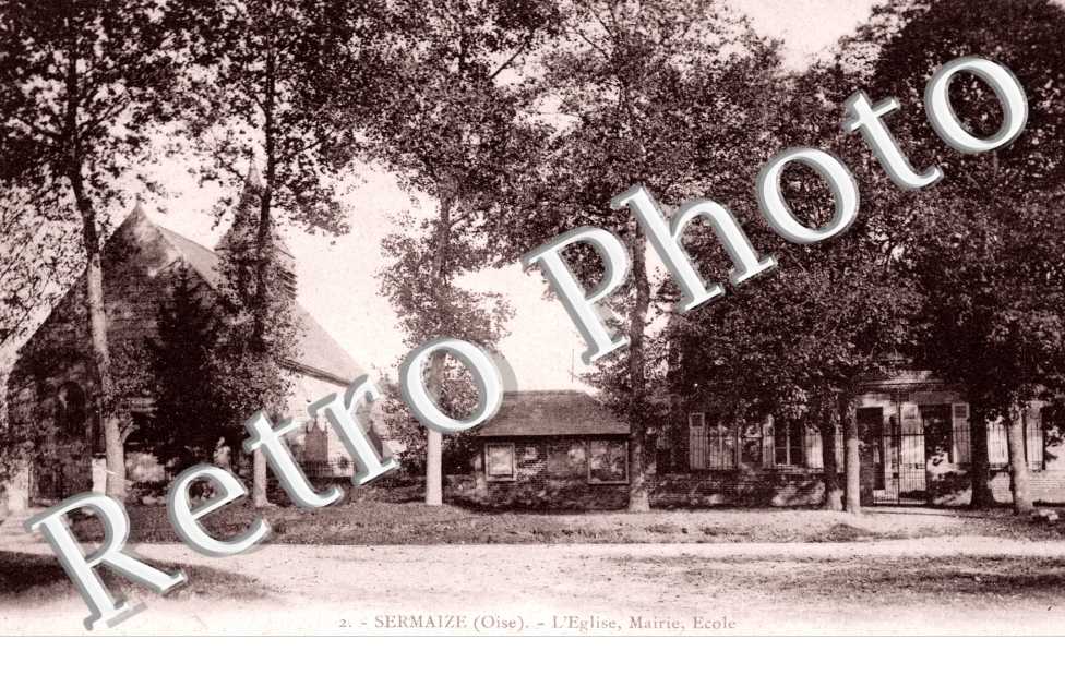 Eglise, Mairie, Ecole