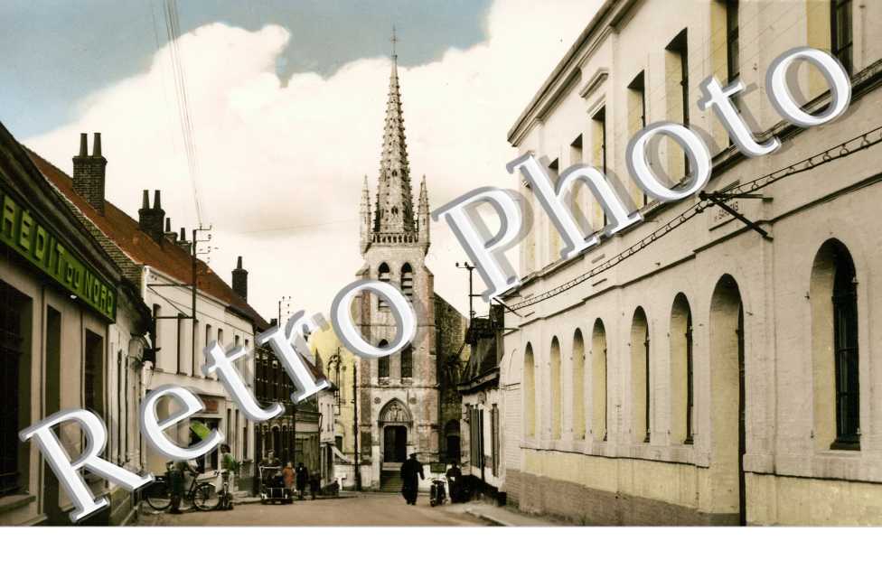 rue de l&#039;eglise - annees 50