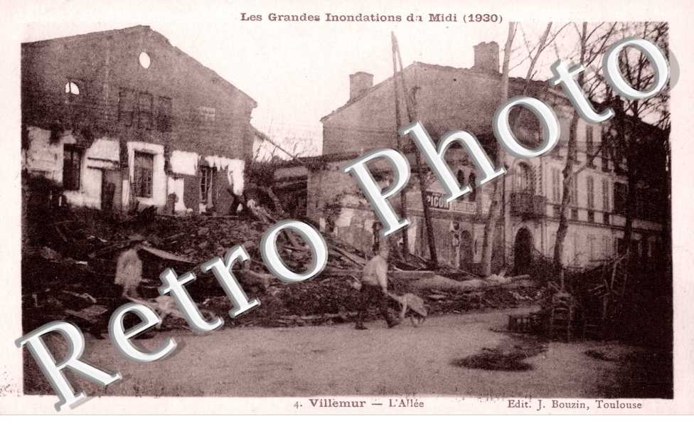 Les Grandes Inondations du Midi 1930 - L&#039;Allee