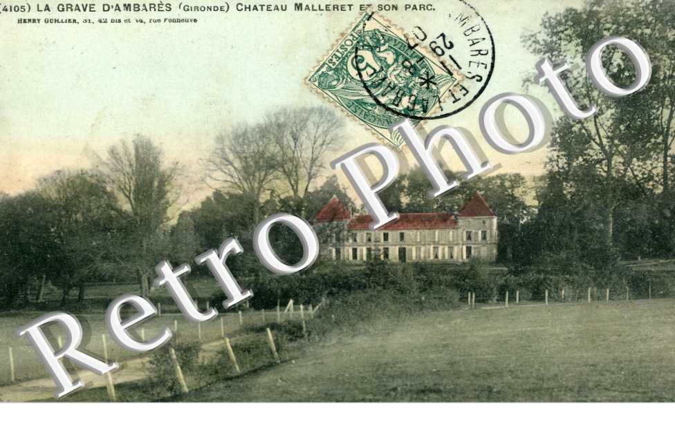 Chateau Malleret et son parc