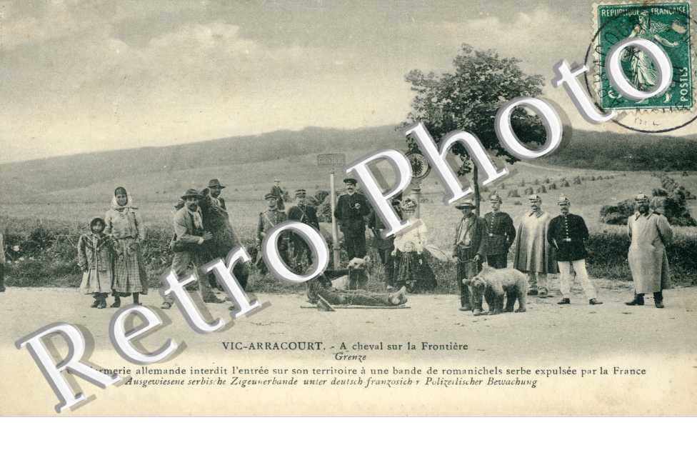 Vic Arracourt - A cheval sur la Frontiere