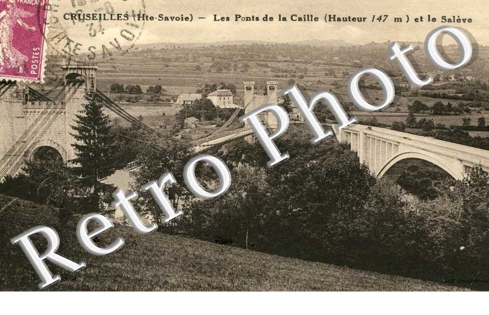 Les ponts de la Caille et le Saleve
