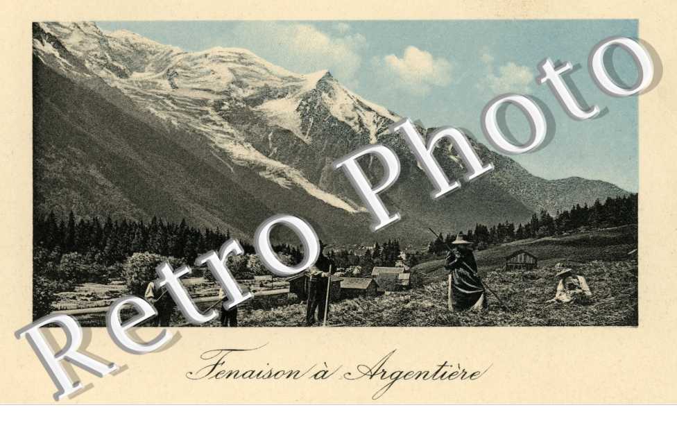 Fenaison a Argentiere