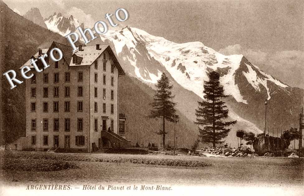 Hotel Du Planet et le Mont Blanc