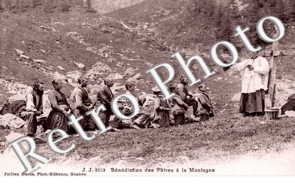 Benediction des patres a la montagne