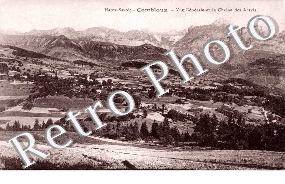 vue generale  et la chaine des Aravis