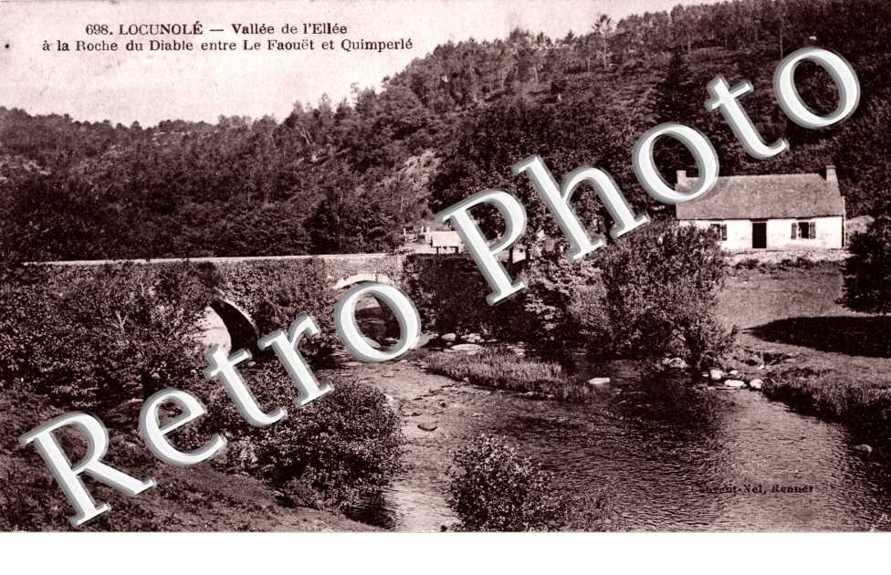 Vallee de l&#039;Ellee a la Roche du Diable entre Le FaouÃ«t et Quimperle