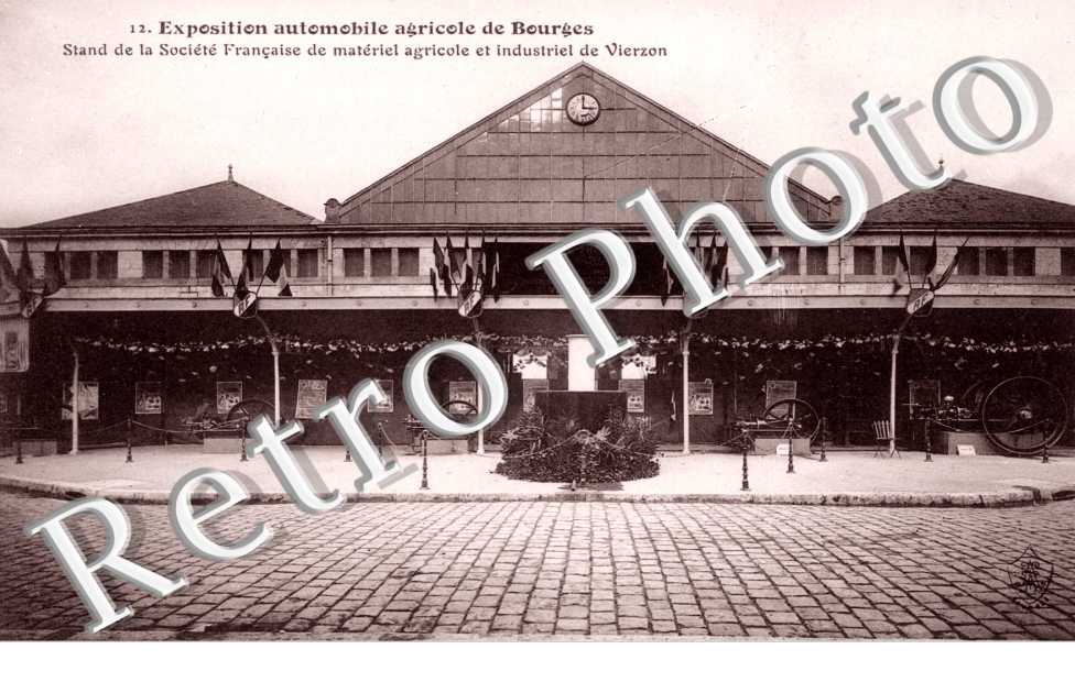 exposition automobile agricole Societe francaise de materiel agricole de Vierzon